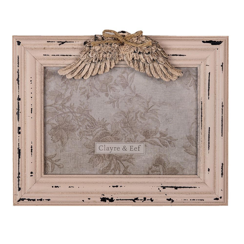 [2F0887] Cadre photo Rose 24x3x19 cm / 18x13 cm