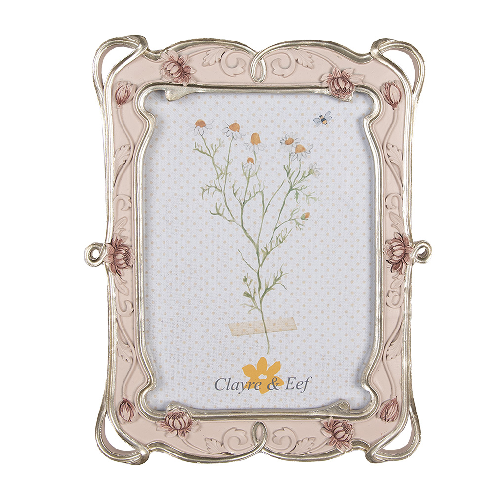 [2F1056] Picture Frame Pink 19x2x24 cm / 13x18 cm