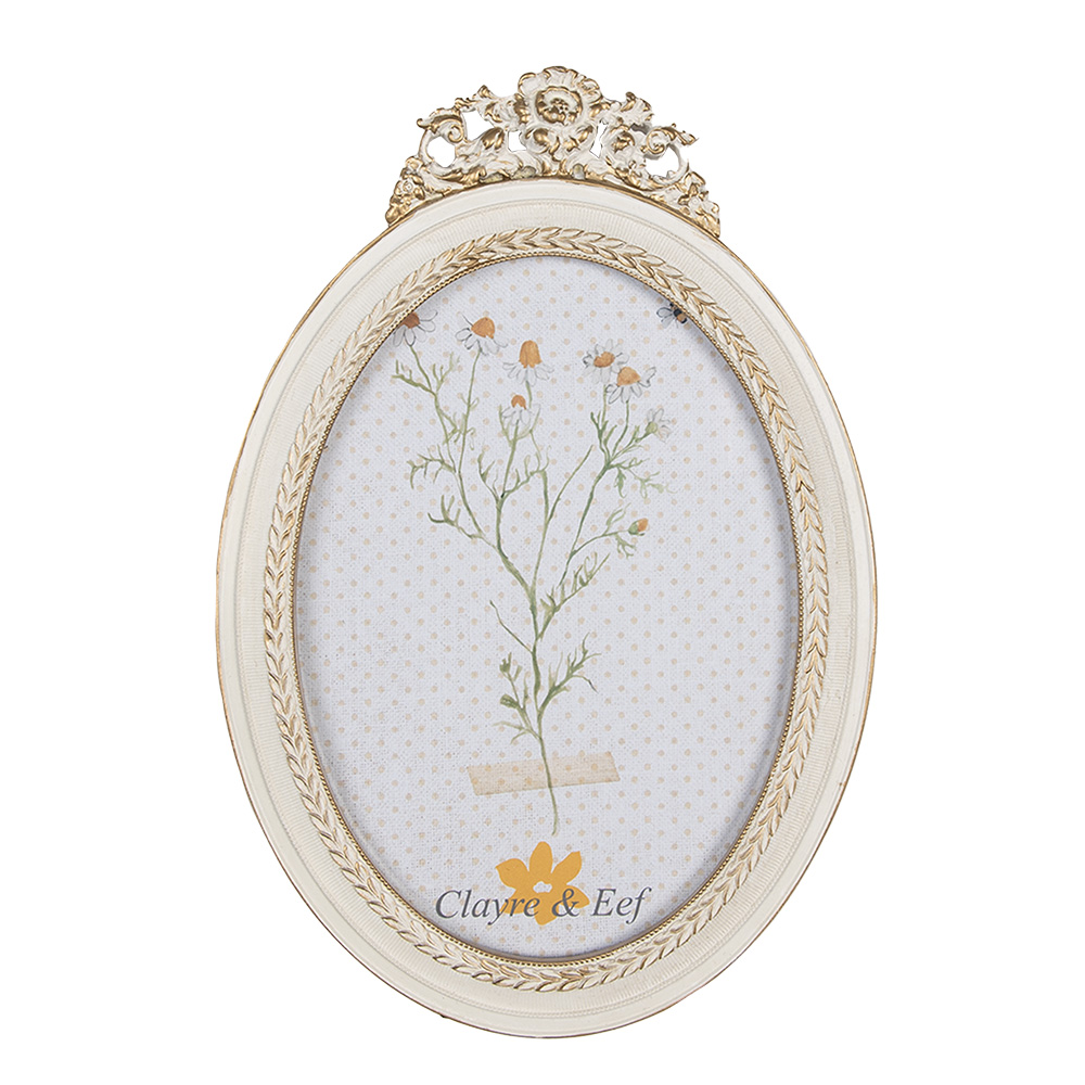 [2F1061] Cornice Foto Bianco 16x2x23 cm / 13x18 cm