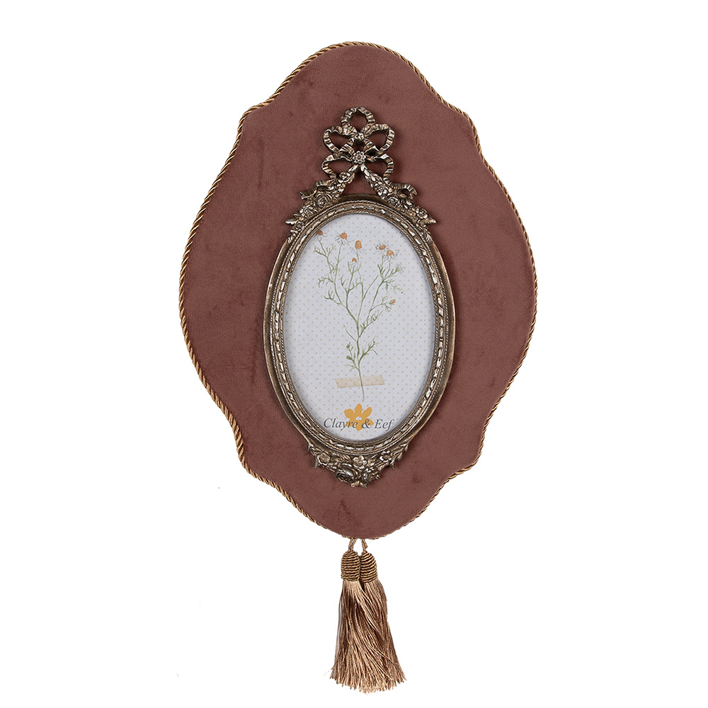 [2F1083] Picture Frame Pink Gold colored 22x2x31 cm / 10x15 cm
