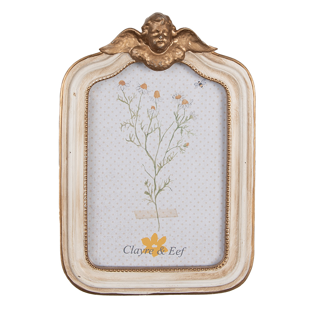 [2F1091] Bilderrahmen Beige 14x3x20 cm / 10x15 cm