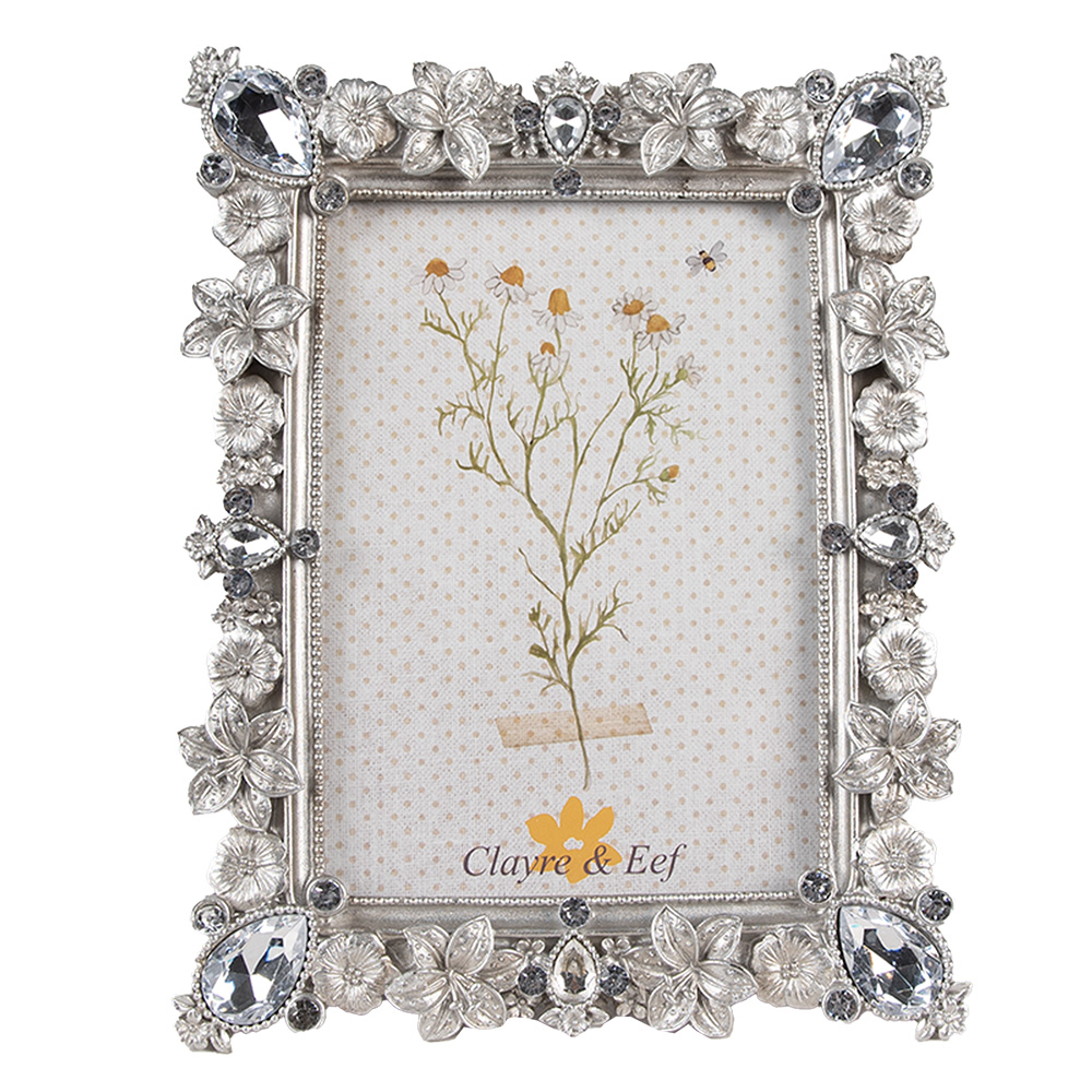 [2F1106] Cadre photo Couleur argent 16x2x21 cm / 10x15 cm