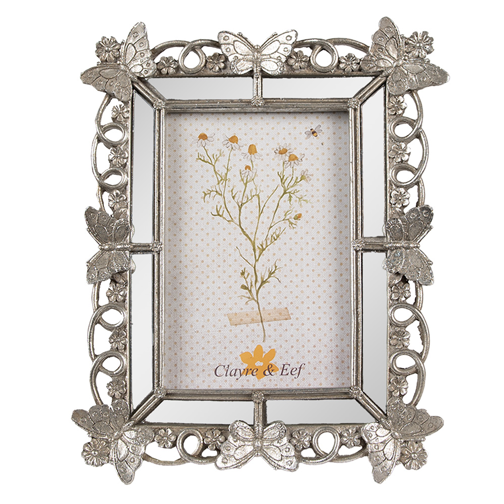 Cadre photo Couleur argent 18x2x23 cm / 10x15 cm
