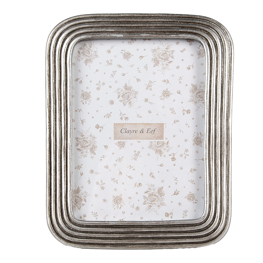 [2F1168] Bilderrahmen Silberfarbig 15x2x20 cm / 10x15 cm
