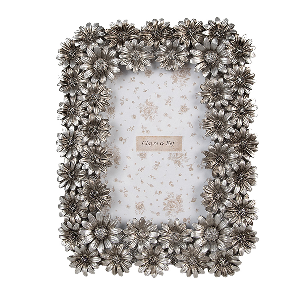 [2F1170] Cornice Foto Argento 17x2x21 cm / 10x15 cm