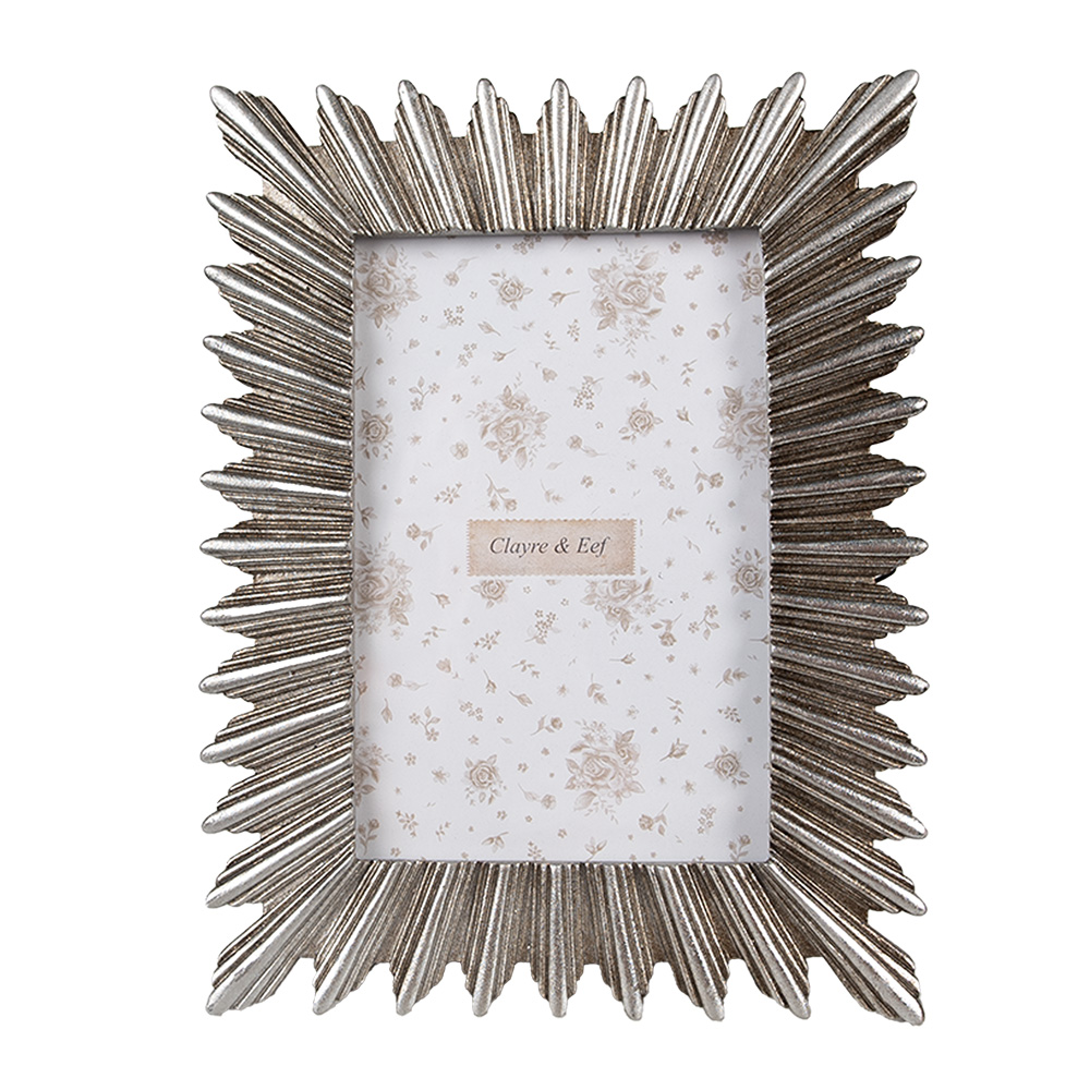 [2F1174] Cadre photo Argent 17x2x22 cm / 10x15 cm