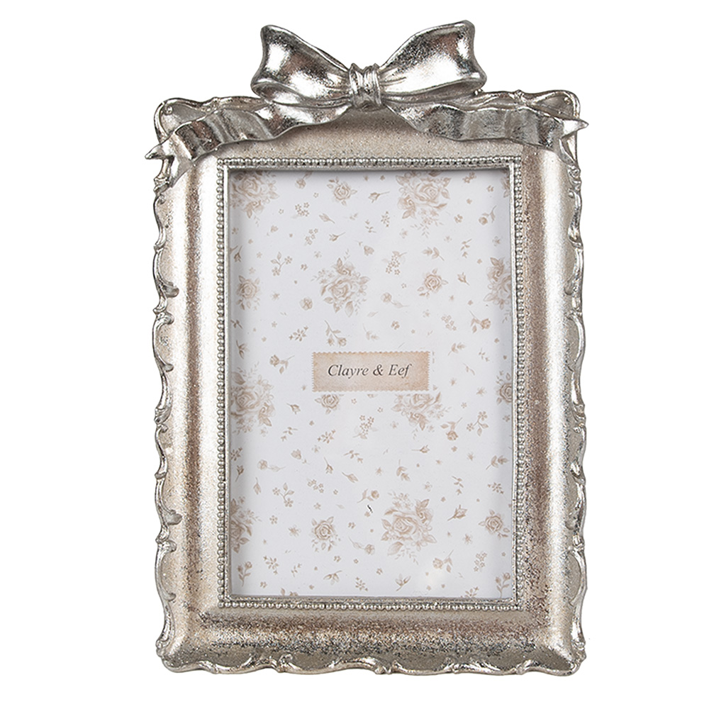 [2F1178] Cadre photo Argent 14x3x21 cm / 10x15 cm