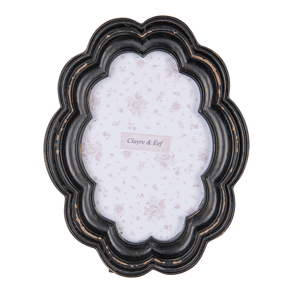 [2F1206] Cornice Nero Marrone 15x2x19 cm / 10x15 cm