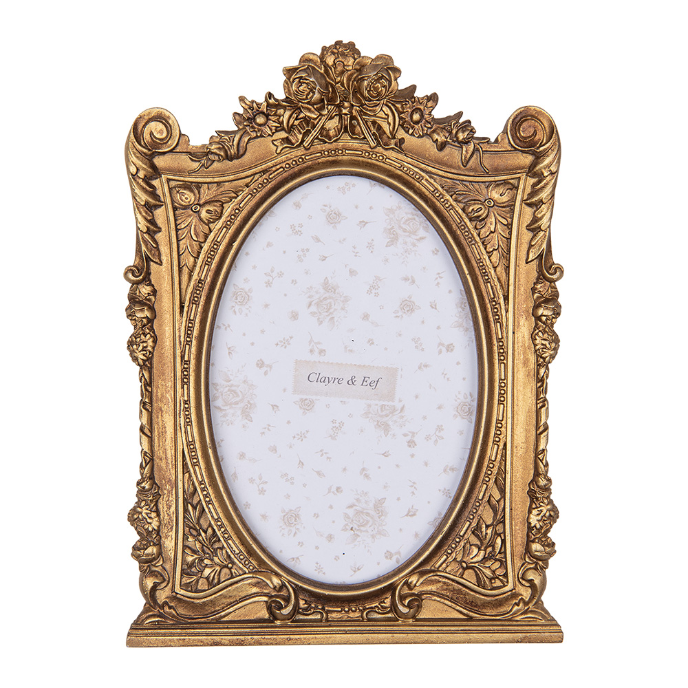 [2F1209] Cornice Foto Color oro 16x2x21 cm / 10x15 cm