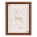 Picture Frame Brown 12x4x17 cm / 10x15 cm