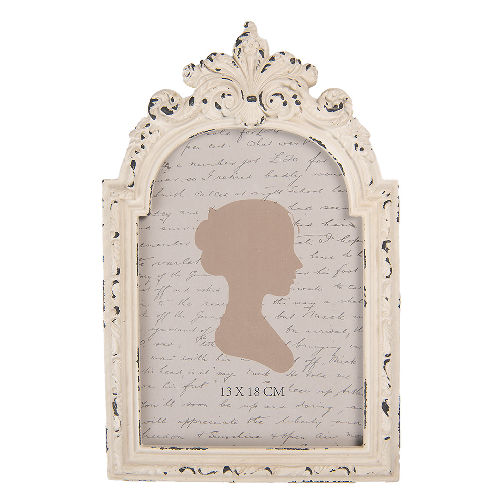 [2F1244] Picture Frame White 16x2x25 cm / 13x18 cm
