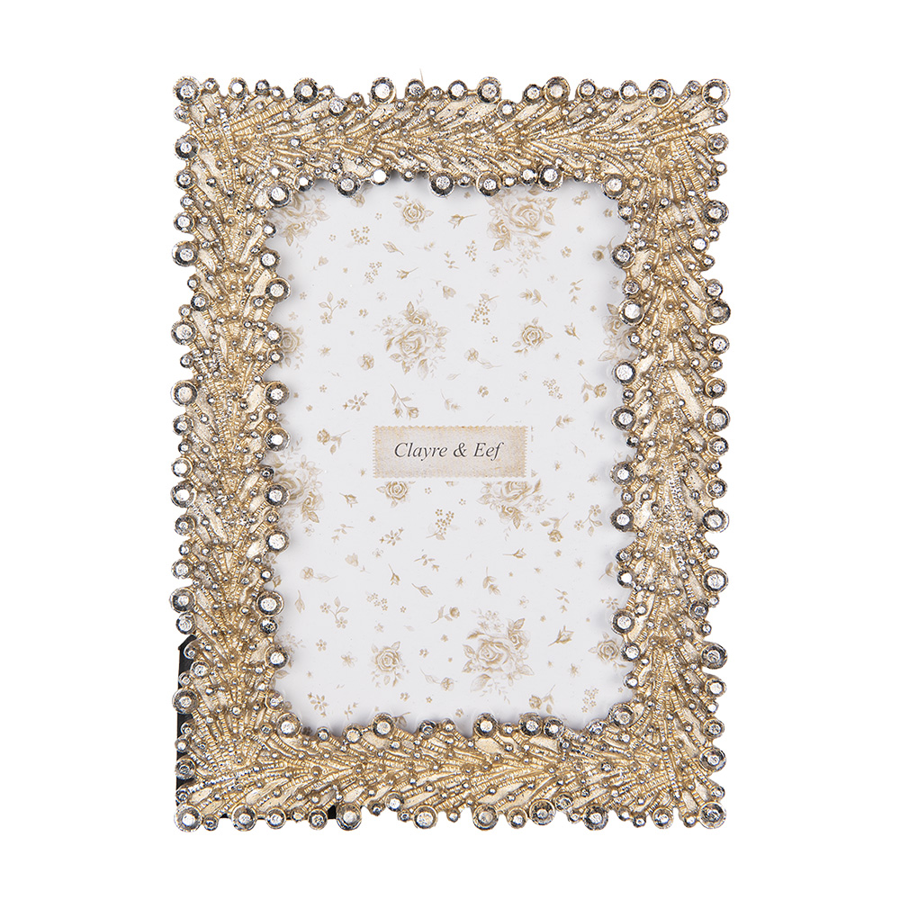 [2F1254] Cadre photo Couleur argent Couleur or 13x2x18 cm / 10x15 cm