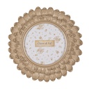 Cornice foto Beige Ø 17x3 cm / Ø 10 cm