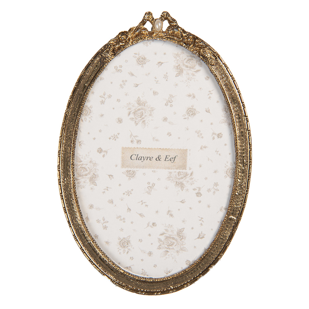 [2F1291] Cadre photo Coleur Or 10x1x14 cm / 9x13 cm
