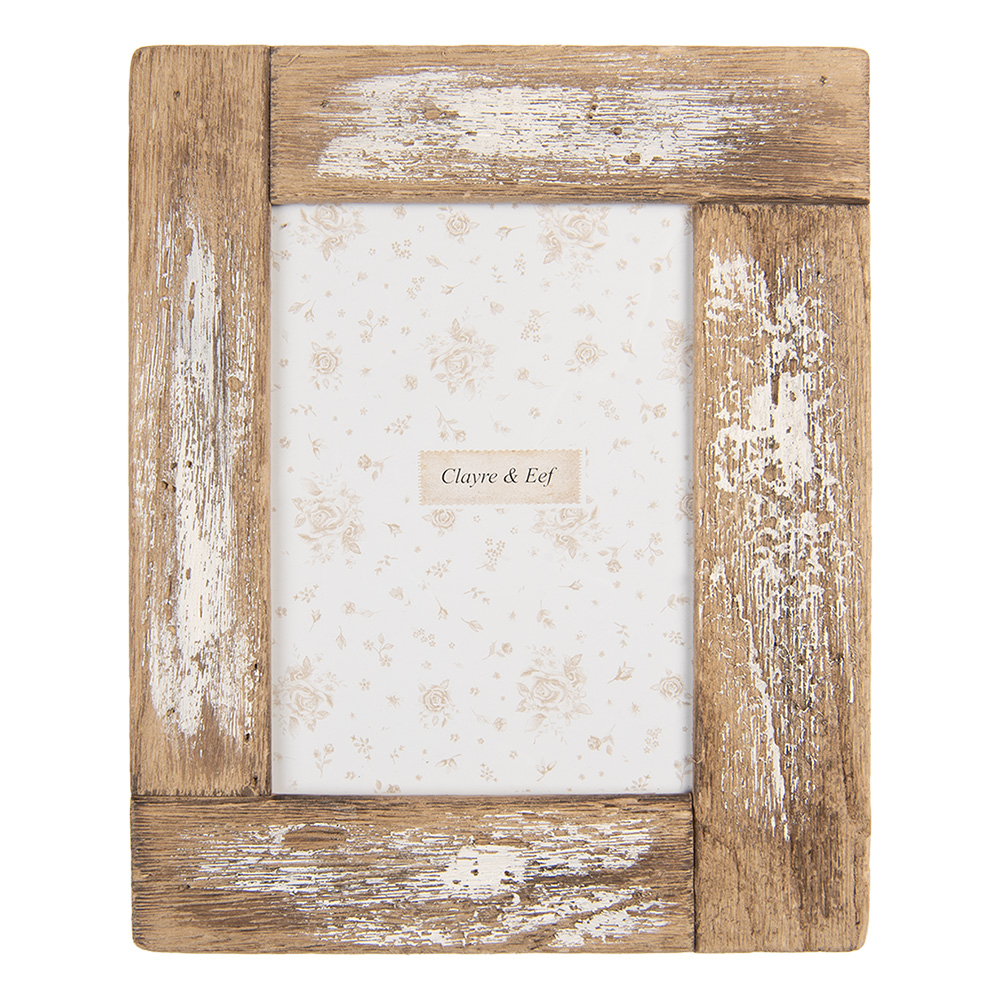 [2F1297] Cornice Foto Marrone Beige 21x2x26 cm / 13x18 cm