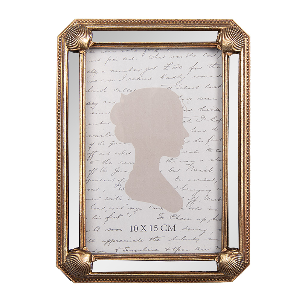 [2F1342] Cadre photo Couleur or 13x2x18 cm / 10x15 cm