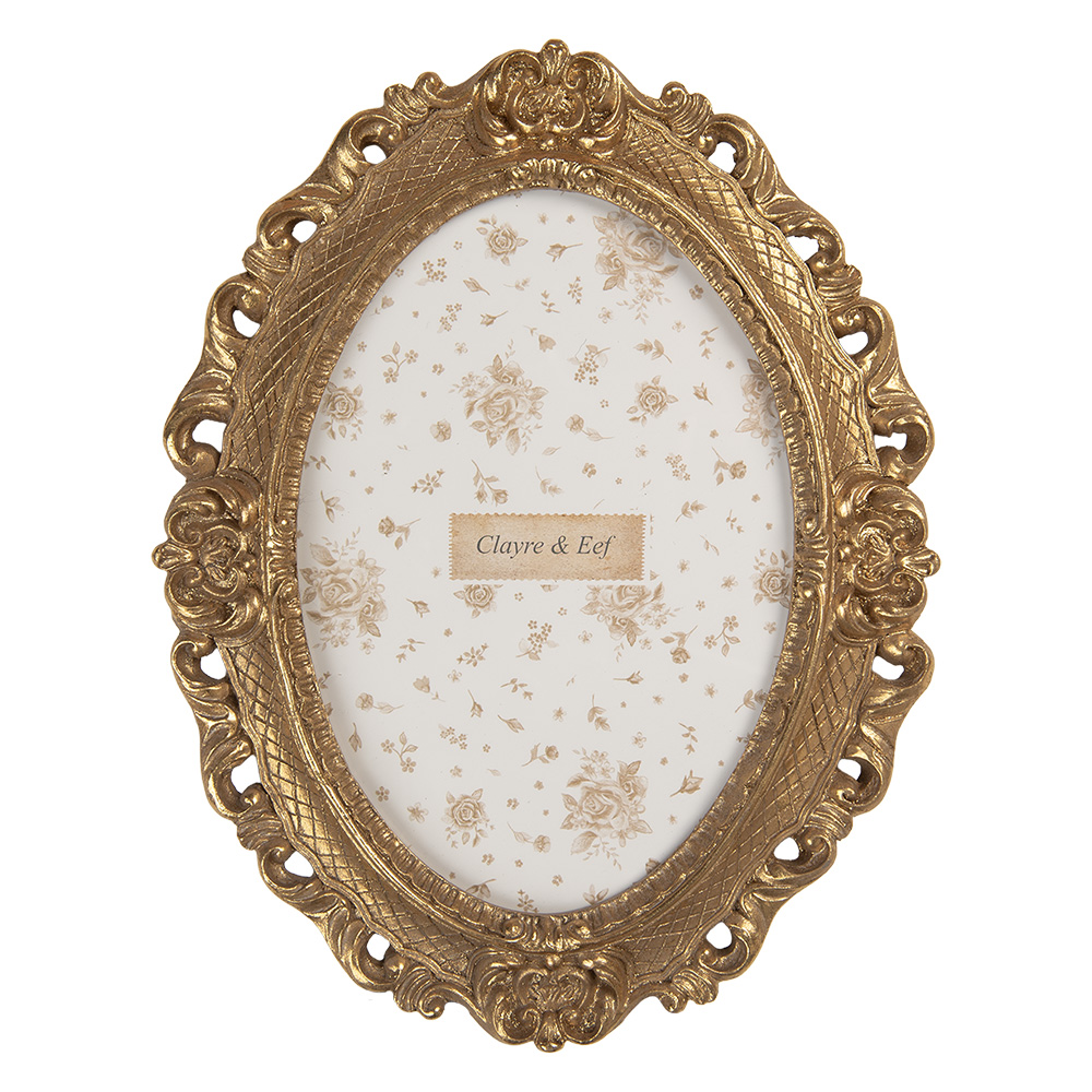 Bilderrahmen Goldfarbig 19x2x24 cm / 13x18 cm