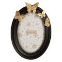 Bilderrahmen Schwarz Goldfarbig 14x2x19 cm / 10x15 cm
