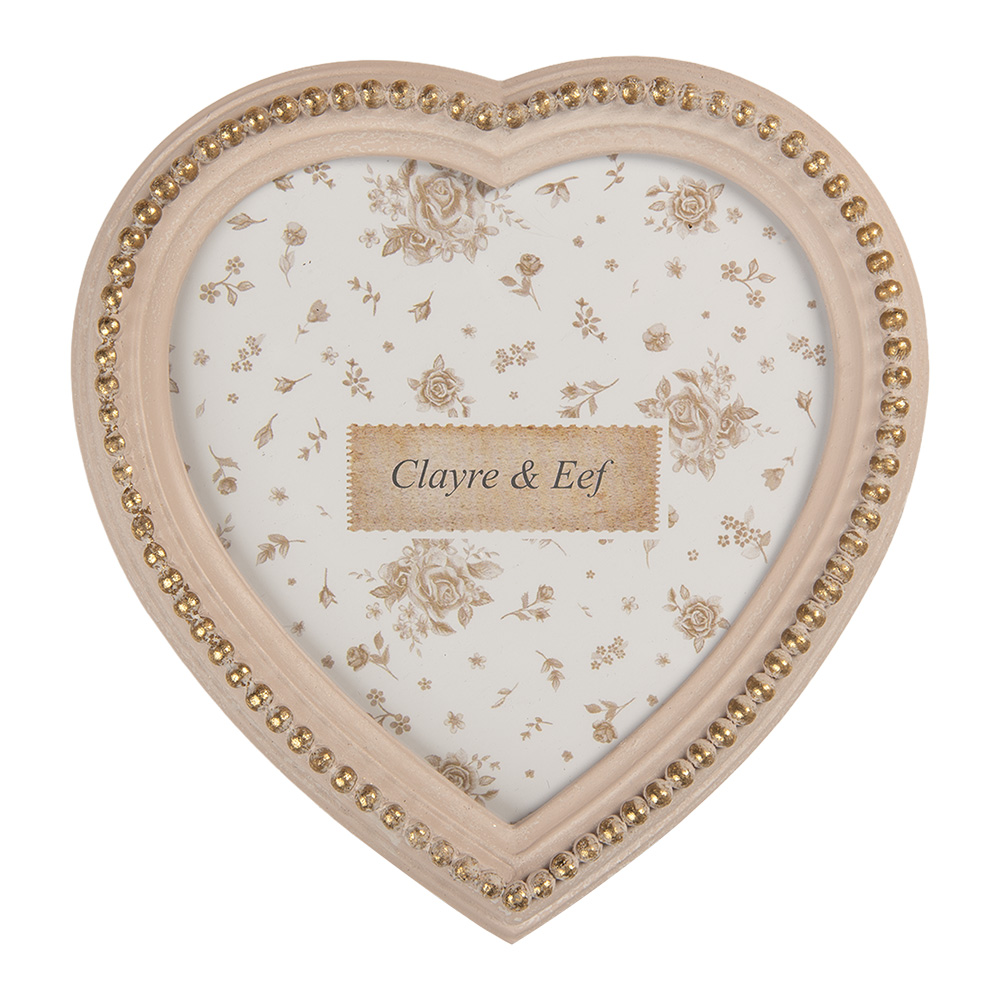 [2F1369] Bilderrahmen Rosa Goldfarbig 15x2x16 cm / 13x13 cm
