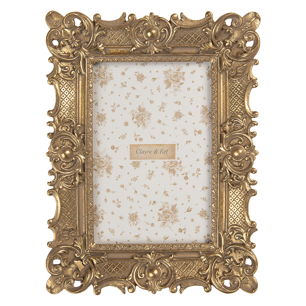 [2F1372] Cadre photo Couleur or 16x2x21 cm / 10x15 cm