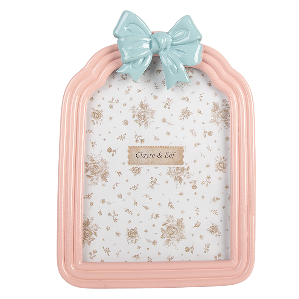 [2F1376] Cornice Foto Rosa Blu 16x2x23 cm / 13x18 cm