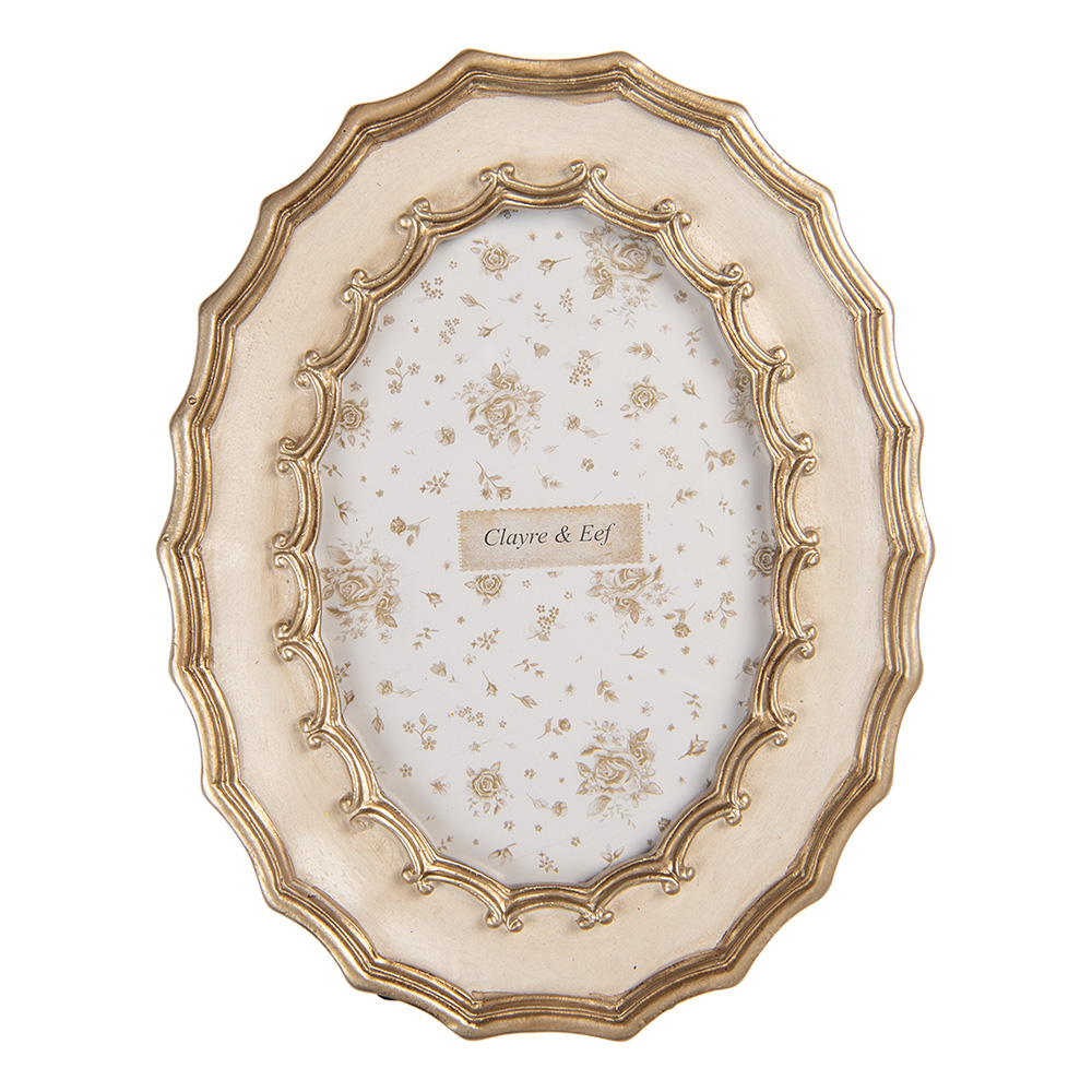 [2F1382] Picture Frame Beige 16x2x21 cm / 10x15 cm