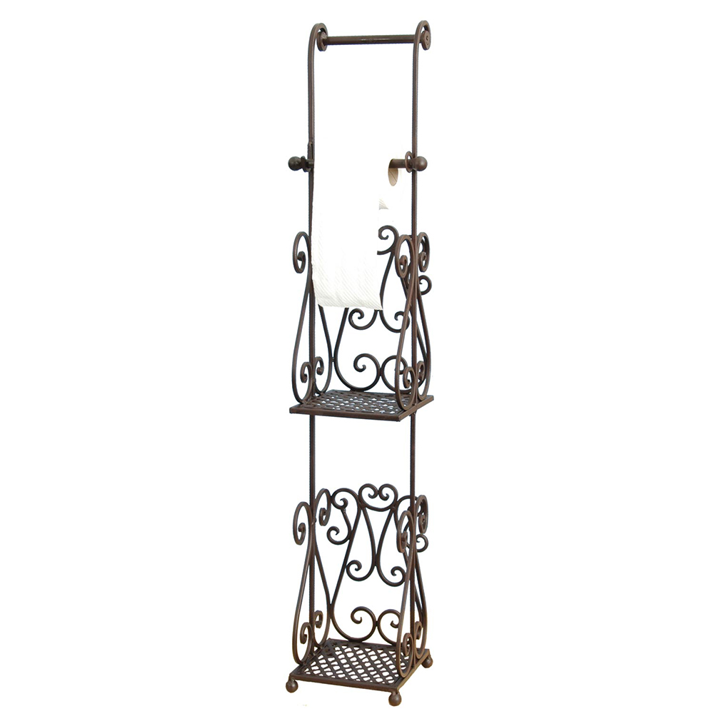 [40179] Porte-rouleau WC Marron 17x17x97 cm