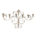 Bougeoir mural Beige 82x15x48 cm