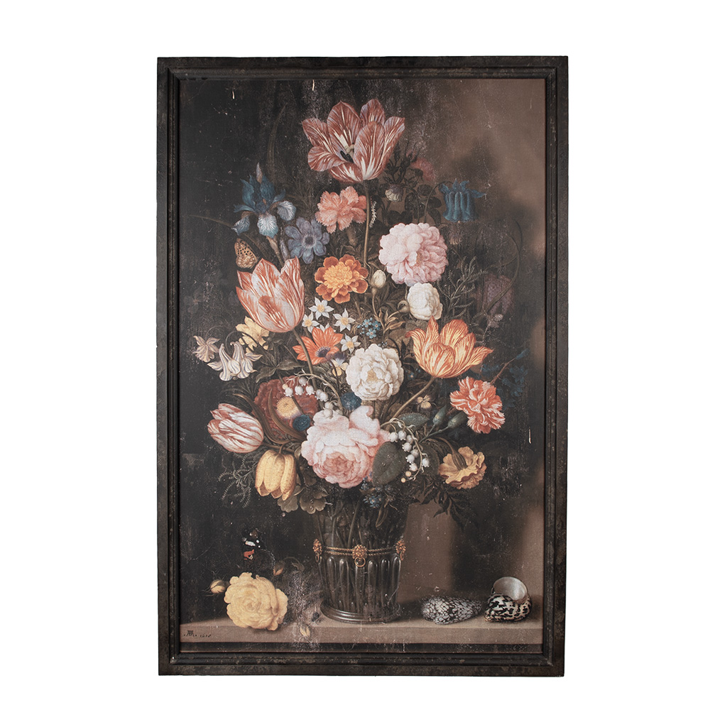 [50767] Schilderij Vaso met bloemen 80x2x120 cm