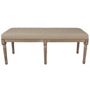 Divano Marrone Beige 122x41x49 cm