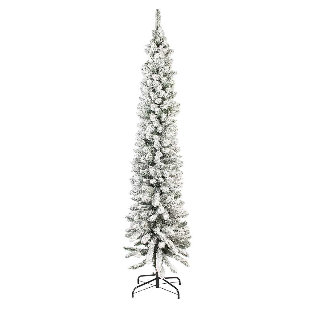 Künstlicher Weihnachtsbaum Weiß Grün 50x50x210 cm