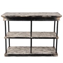 Wall table Black Beige 120x40x90 cm