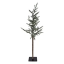 Decorative Tree Green Brown 30x30x90 cm