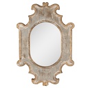 Specchio Beige Grigio Golor oro 51x3x75 cm