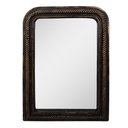 Wandspiegel Goldfarbig Schwarz 77x6x109 cm