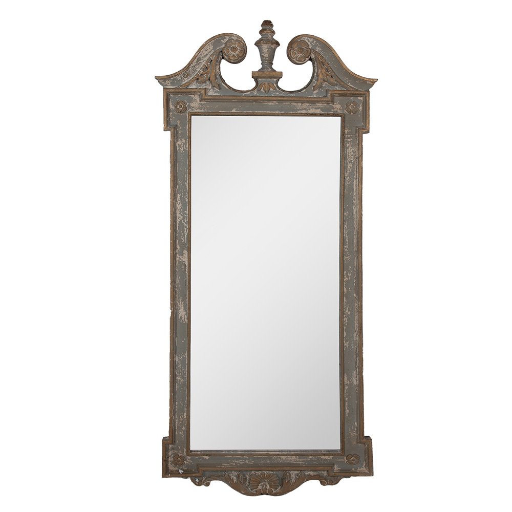 [52S324] Miroir mural Vert 65x3x145 cm