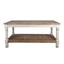 Table Blanc Marron 180x70x85 cm