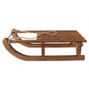 Decorazione Slitta Marrone 62x31x20 cm