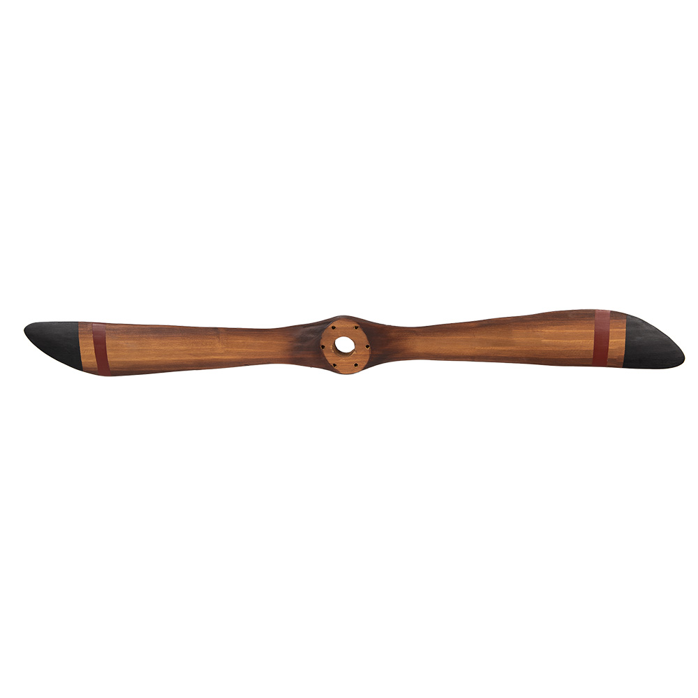 [5H0725] Dekoration Propeller Braun Schwarz 12x3x120 cm