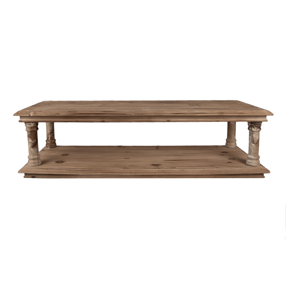 [5H0730] Mensole a Muro Marrone 105x35x29 cm