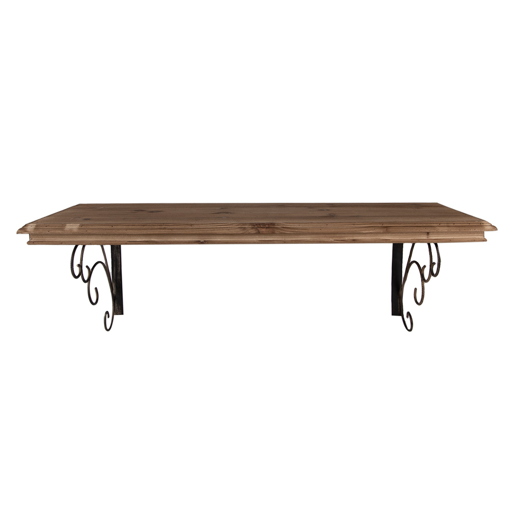 [5H0731] Wandregal Braun 105x35x35 cm