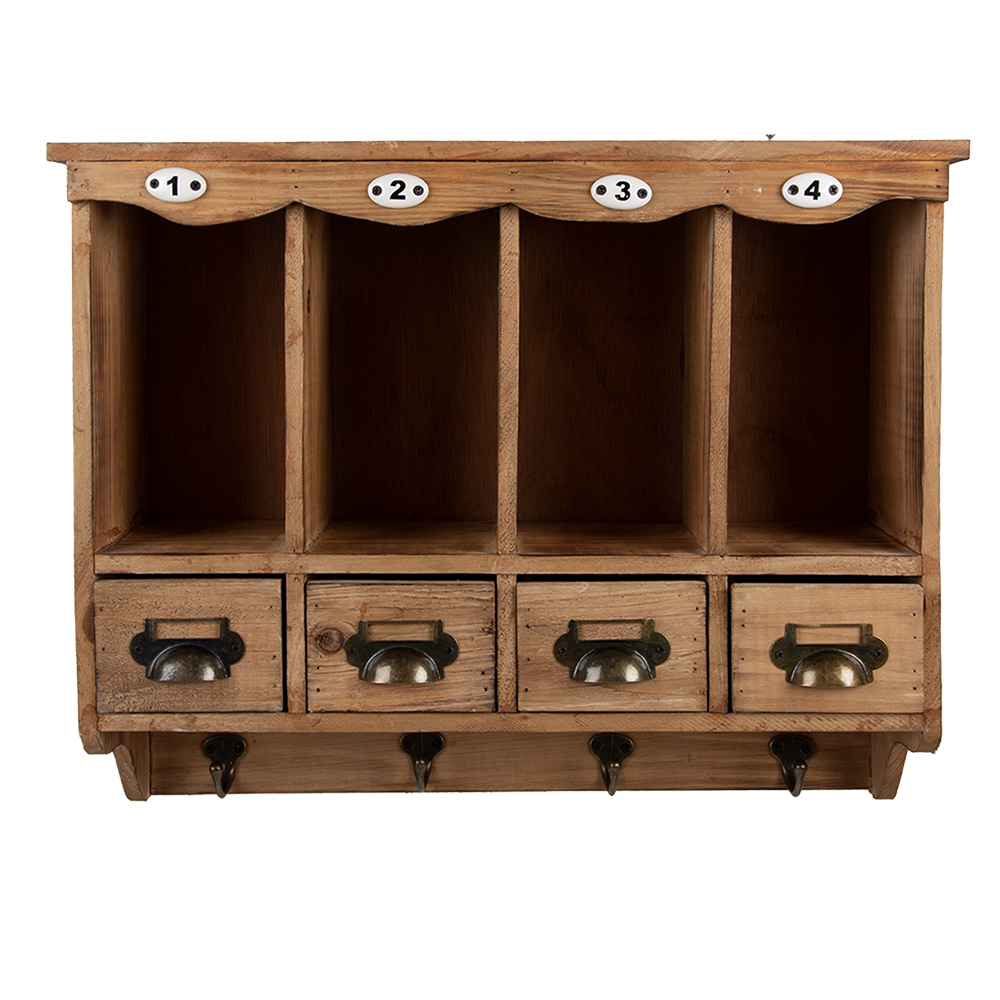 [5H0745] Wandkastje 53x16x42 cm