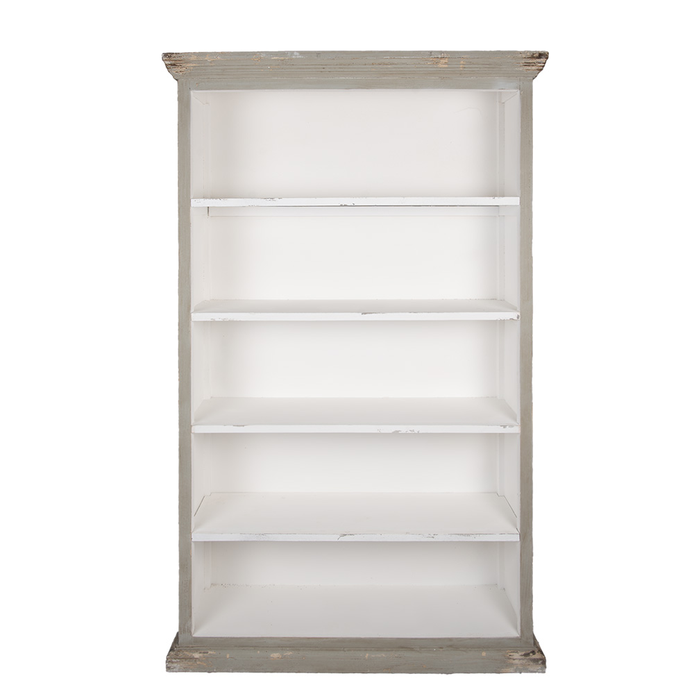 [5H0747G] Armadietto Grigio 116x36x195 cm