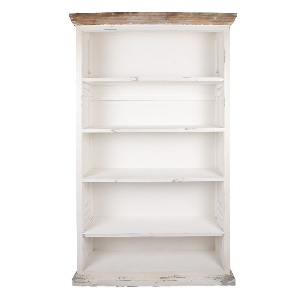 [5H0751W] Armoire ajustable Blanc 116x36x195 cm