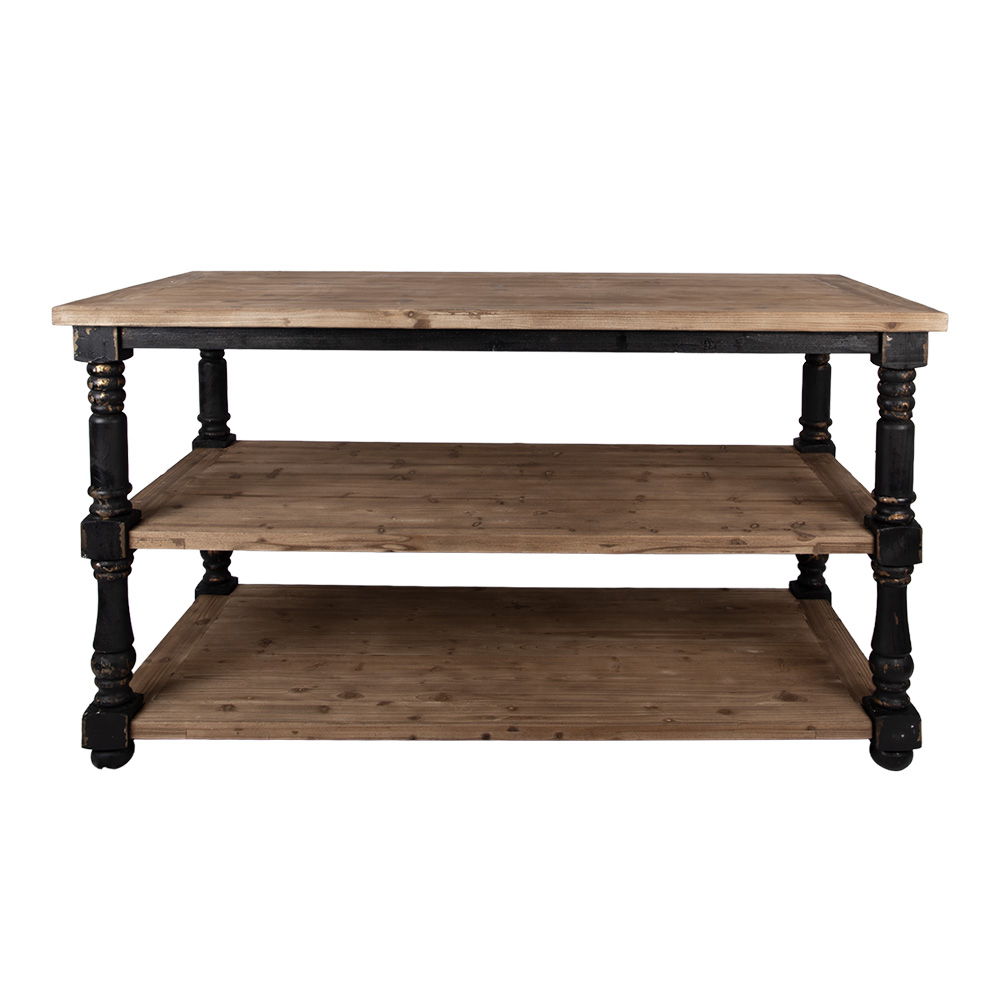 [5H0752Z] Table Noir 180x100x85 cm