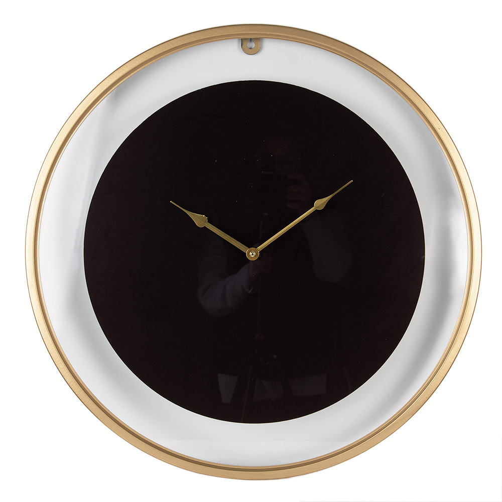[5KL0229] Wall Clock Black Ø 60x5 cm / 1xAA