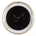 Wanduhr Schwarz Ø 60x5 cm / 1xAA
