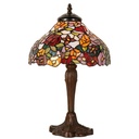 Wall Lamp Tiffany Brown, Red, Green, White Ø 26x40 cm E14/max 1x40W