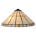 Lampenschirm Tiffany Beige Ø 41x22 cm