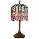 Lampada parete Tiffany Blu, Rosa Ø 40x84 cm E27/max 3x60W
